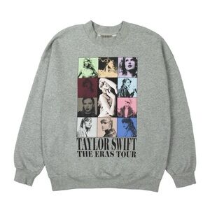 Taylor Swift The Eras Tour Multicolor Graphic Sweater
